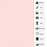 Rosa Solide Einfach Party Hintergrund für Foto